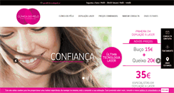 Desktop Screenshot of clinicadopelo.pt